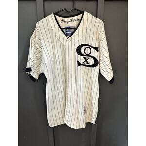 Vintage 90s Starter Chicago White Sox Pinstripe Jersey Large Cooperstown 1919